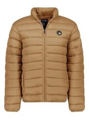 Canadian Peak Kurtka pikowana "Amigomapeak" w kolorze beżowo-szarym rozmiar: S. Brązowe kurtki męskie Canadian Peak, s, bez wzorów, bez kaptura. Za 91.77 zł.