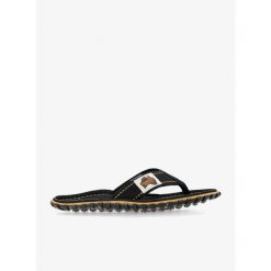 Japonki Gumbies Islander Canvas Flip-Flops. Czarne klapki damskie Gumbies, bez wzorów, bez obcasa. Za 129.69 zł.