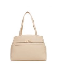 Valentino Torebka Fae Re VBS9AD01 Écru. Torebki klasyczne damskie Valentino, bez wzorów, ze skóry, bez dodatków. Za 399.99 zł.