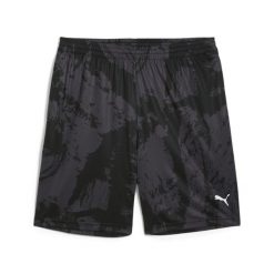 Szorty Puma Train All Day AOP. Czarne szorty męskie Puma, z materiału, bez kołnierzyka. Za 141.99 zł.