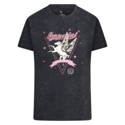 Koszulka damska Imperial Riding Blossom. Czarne bluzki sportowe damskie IMPERIAL RIDING, bez wzorów, bez ramiączek. Za 155.00 zł.