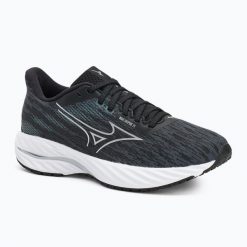 Buty do biegania damskie Mizuno Wave Inspire 21. Czarne obuwie do biegania damskie Mizuno, mizuno wave. Za 479.99 zł.