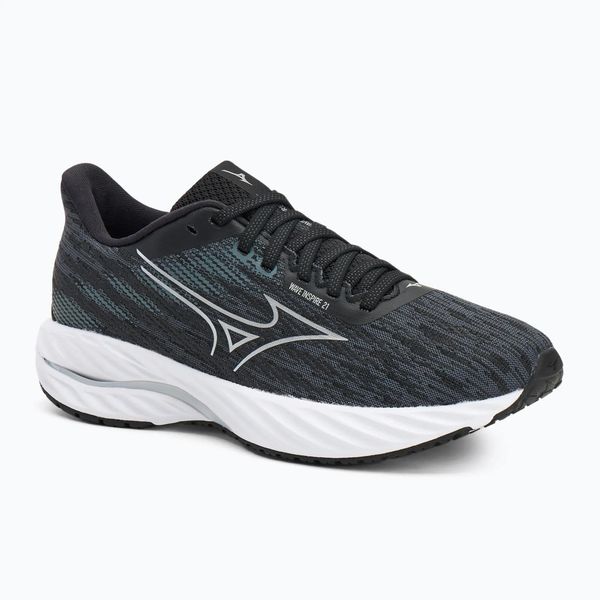 Buty do biegania damskie Mizuno Wave Inspire 21. Czarne obuwie do biegania damskie Mizuno, mizuno wave. Za 479.99 zł.