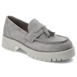 Szare Mokasyny Nessi Damskie Modne Buty. Szare mokasyny damskie Nessi, ze skóry. Za 419.00 zł.