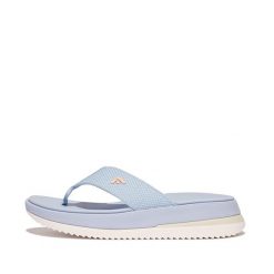 Sandały damskie FitFlop Surff. Niebieskie sandały damskie FIT FLOP, bez wzorów, z gumy, bez obcasa. Za 422.00 zł.