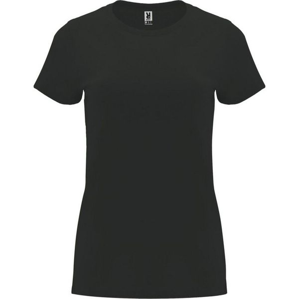 Damska Koszulka Z Krótkim Rękawem Capri. Niebieskie bluzki damskie ROLY, xl, bez wzorów, sportowe, bez kołnierzyka, bez ramiączek. Za 31.99 zł.