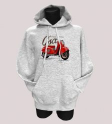 Osa — bluza. Czarne bluzy z kapturem damskie nikiniki, z bawełny. W wyprzedaży za 126.65 zł.