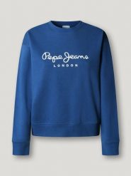 Pepe Jeans Bluza "Maty" w kolorze niebieskim rozmiar: L. Niebieskie bluzy bez kaptura damskie Pepe Jeans, l, z jeansu. Za 162.49 zł.