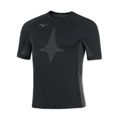 Koszulka termoaktywna Mizuno Team Underwear. Czarne bielizna termoaktywna męska Mizuno, xl, z materiału, bez kołnierzyka, bez ramiączek. Za 161.50 zł.