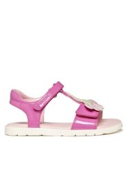 Geox Sandały J Sandal Joyfoot Gir J65P1C 000HH C0886 S Różowy. Czerwone sandały dziewczęce Geox, ze skóry, bez zapięcia. Za 229.99 zł.