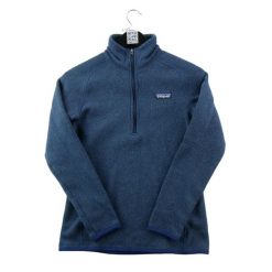 Second life - Damski dopasowany polarowy sweter - Jak nowy. Niebieskie swetry klasyczne damskie Patagonia, xs, z polaru, bez kołnierzyka. Za 228.66 zł.