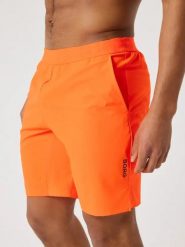 Bjorn_borg BORG ATHLETIC 9" SHORTS - SHOCKING ORANGE. Brązowe szorty męskie Björn Borg, bez wzorów, sportowe. Za 247.00 zł.