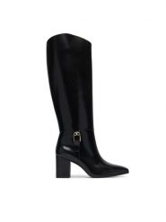 LAUREN RALPH LAUREN Kozaki Rlyn Bk T Hl Bo Tal 802P12879001 Czarny. Czarne kozaki damskie Lauren Ralph Lauren, ze skóry, bez obcasa, na słupku. Za 1,599.00 zł.