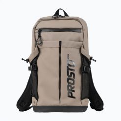 Plecak miejski PROSTO Rack. Brązowe plecaki damskie Prosto., bez wzorów, z materiału, biznesowe. Za 239.99 zł.