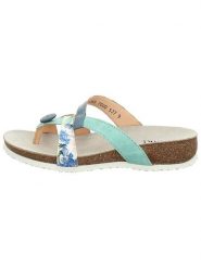 Think! Skórzane klapki ze wzorem rozmiar: 43. Klapki damskie Think!, bez wzorów, bez obcasa. Za 122.96 zł.