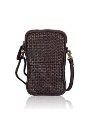 Bellicci Skórzana torebka "Everly" w kolorze brązowym na telefon - 11 x 19 x 2 cm rozmiar: onesize. Brązowe torebki klasyczne damskie Bellicci, bez wzorów, z materiału, bez dodatków. Za 130.99 zł.