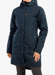 Płaszcz damski Fjallraven Kiruna Padded Parka. Niebieskie parki damskie Fjällräven, na zimę, xs, bez wzorów, z bawełny, biznesowe. Za 1,352.99 zł.
