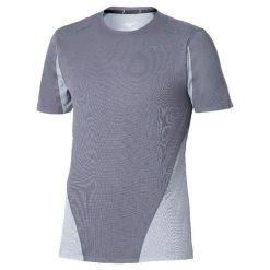 Koszulka Mizuno Light Dryaeroflow. Szare t-shirty sportowe męskie Mizuno, bez ramiączek, do biegania. Za 316.00 zł.