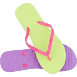 Japonki basenowe damskie aqua-sport fluo. Czerwone klapki damskie AQUA-SPORT, bez wzorów, bez obcasa. Za 25.00 zł.