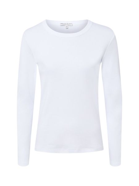 Marie Lund koszulka z długim rękawem Kobiety Bawełna (100%) biały, XS. Białe t-shirty damskie Marie Lund, xs, bez wzorów, z bawełny, bez kołnierzyka. Za 149.95 zł.