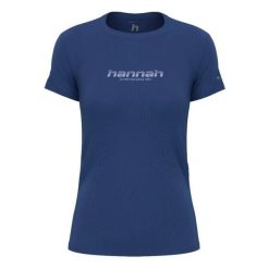 Koszulka damska Hannah Saffi II. Niebieskie bluzki damskie Hannah, bez wzorów, bez kołnierzyka. Za 151.60 zł.