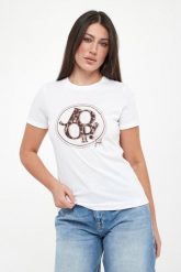 T-shirt damski z logo Tova JOOP!. T-shirty damskie Joop!, s, bez wzorów, bez kołnierzyka. Za 399.00 zł.