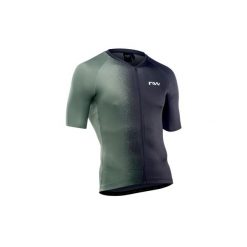 Koszulka rowerowa NORTHWAVE BLADE Jersey zielono czarna. Czarne t-shirty sportowe męskie Northwave, m, z jersey, bez ramiączek, rowerowe. Za 165.00 zł.