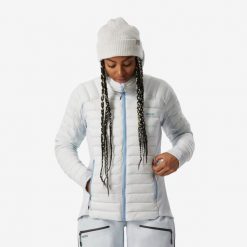 Kurtka narciarska damska Wedze FR900 Warm. Niebieskie kurtki damskie WED'ZE, m, bez wzorów, z materiału, bez kaptura, narciarskie. Za 349.99 zł.