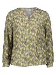 Heine Bluzka w kolorze zielonym rozmiar: 48. Zielone bluzki damskie Heine, bez wzorów, bez kołnierzyka, bez ramiączek. Za 61.75 zł.