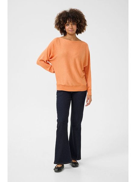 CULTURE Sweter w kolorze pomarańczowym rozmiar: XL. Pomarańczowe swetry klasyczne damskie Culture, xl, bez kołnierzyka. Za 109.95 zł.