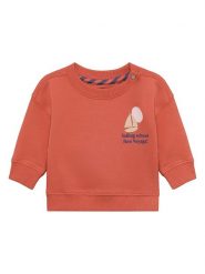 Noppies Bluza w kolorze czerwonym rozmiar: 68. Czerwone bluzy i bluzki niemowlęce Noppies, bez wzorów, z bawełny, bez ramiączek, bez kaptura. Za 65.54 zł.