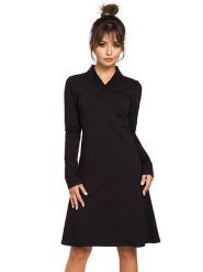 Be Wear Sukienka w kolorze czarnym rozmiar: M. Czarne sukienki damskie Be Wear, na co dzień, m, bez wzorów, bez kołnierzyka, bez ramiączek, maxi, proste. Za 153.34 zł.