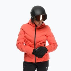 Kurtka narciarska damska Dainese Nova Aerosense Dry. Czerwone kurtki narciarskie i snowboardowe damskie Dainese, l, bez wzorów, z materiału, z kapturem, narciarskie. Za 1,755.10 zł.