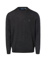 Polo Ralph Lauren sweter wełniany Mężczyźni Wełna (100%) szary, L. Szare swetry męskie Polo Ralph Lauren, l, bez wzorów, z wełny, bez kołnierzyka. Za 919.95 zł.