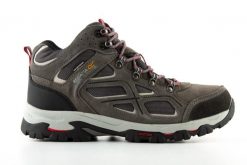 Buty trekkingowe męskie Regatta Tebay. Szare buty trekkingowe męskie Regatta, z materiału, bez zapięcia, trekkingowe. Za 283.49 zł.