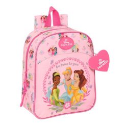 Plecak szkolny DISNEY PRINCESS Różowy. Czerwone plecaki damskie Disney Princess, bez wzorów. Za 95.40 zł.