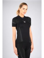 Iron-ic Koszulka funkcyjna "IRN 3.3 IMPETUS" w kolorze czarnym rozmiar: S/M. Czarne bluzki sportowe damskie Iron-ic, m, bez wzorów, bez ramiączek. Za 100.04 zł.