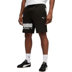 Szorty męskie Puma Sport Graphic Shorts Tr. Czarne szorty męskie Puma, m, z bawełny, na fitness i siłownię. Za 190.00 zł.
