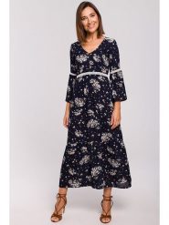 Stylove Sukienka w kolorze granatowym rozmiar: L. Niebieskie sukienki damskie Stylove, l, bez wzorów, z koronki, bez kołnierzyka, bez ramiączek, maxi. Za 242.45 zł.