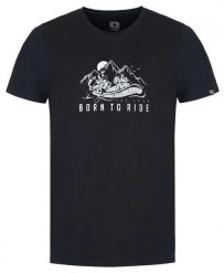 T-shirt męski Loap Ballu czarny. Czarne t-shirty męskie ÀLG, na lato, m, z aplikacjami, z bawełny, bez kołnierzyka. Za 126.99 zł.