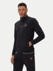 Aeronautica Militare Bluza 252FE1956UF00459 Czarny Regular Fit. Czarne bluzy bez kaptura męskie AERONAUTICA MILITARE, m, z bawełny. Za 679.99 zł.