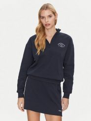 Guess Bluza V5GQ06 KCS01 Granatowy Regular Fit. Niebieskie bluzy bez kaptura damskie Guess, xs, z bawełny. Za 199.99 zł.