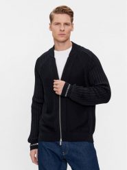 Armani Exchange Kardigan 3DZE6A ZM1LZ 1583 Granatowy Regular Fit. Niebieskie kardigany męskie Armani Exchange, m, bez wzorów, z syntetyku, bez kołnierzyka. Za 599.99 zł.