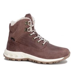 Buty damskie trekkingowe Jack Wolfskin QUEENSTOWN CITY TEXAPORE MID. Brązowe obuwie trekkingowe damskie Jack Wolfskin, na jesień. Za 309.00 zł.