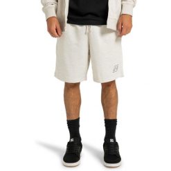 Spodenki z elastyczną talią dla Mężczyzn PALLET Szary. Białe szorty męskie DC Shoes, bez wzorów, z bawełny. Za 199.99 zł.