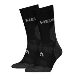 Skarpety Unisex HEAD z pakietu 2. Czarne skarpetki damskie HEAD, bez wzorów, z materiału. Za 73.15 zł.