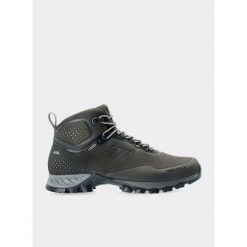 Buty turystyczne męskie Tecnica Plasma Mid GTX. Czarne buty trekkingowe męskie TECNICA, bez zapięcia, trekkingowe. Za 647.09 zł.
