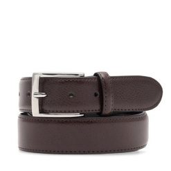 Pasek Męski GINO ROSSI. Brązowe paski męskie Gino Rossi, bez wzorów. Za 149.99 zł.