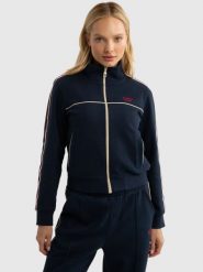 Bluza damska rozpinana ze stójką granatowa Sebosa 403. Niebieskie bluzy bez kaptura damskie Big Star, l. W wyprzedaży za 179.99 zł.