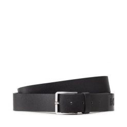 Pasek BOSS. Czarne paski męskie Boss, bez wzorów. Za 449.99 zł.